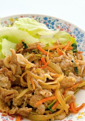 簡単♪豚肉とミョウガの味噌炒め-レシピのメイン写真