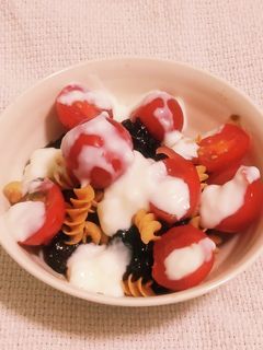 “フリッジトマト海苔佃煮ヨーグルト和え”-レシピのメイン写真