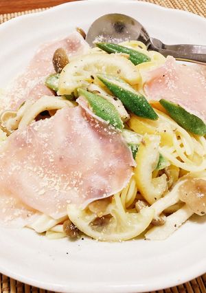 ワンパン！サッパリレモンパスタ-レシピのメイン写真