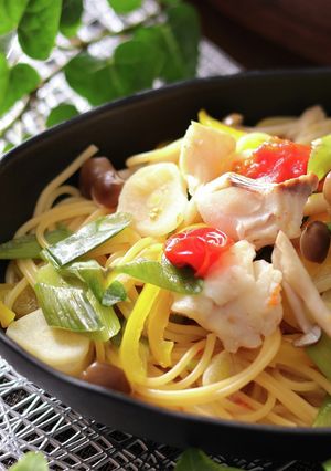レンジで♪極旨♪アクアパッツァ風パスタ-レシピのメイン写真