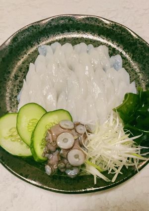 刺し身用・生タコのしゃぶしゃぶ-レシピのメイン写真