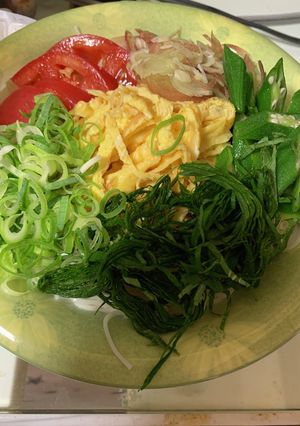 食欲ない日にぶっかけそうめん^ ^-レシピのメイン写真