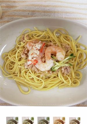 簡単！シーフード冷製パスタ-レシピのメイン写真