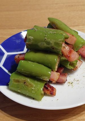 万願寺とうがらしベーコン:冷凍弁当おかず-レシピのメイン写真