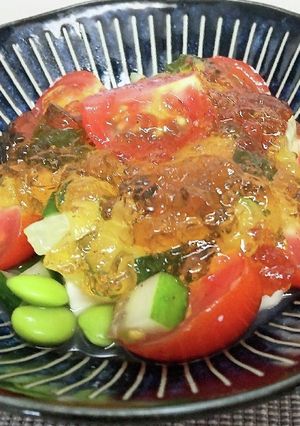 ポン酢ジュレで豆腐サラダ-レシピのメイン写真