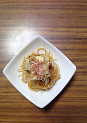 ヨウサマの減塩海苔佃煮の南高梅パスタ-レシピのメイン写真