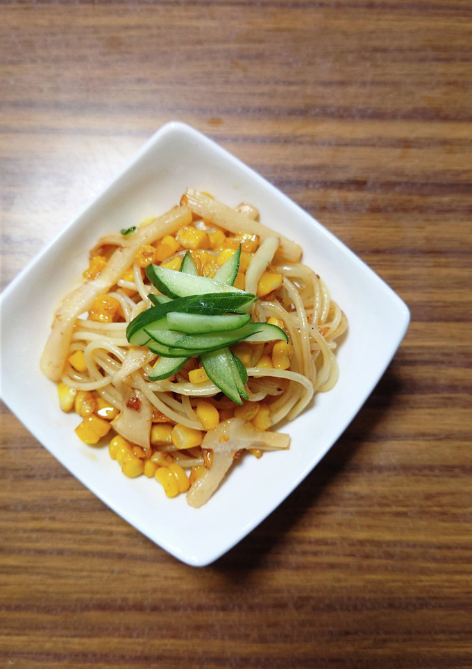ヨウサマの減塩焼きもろこしの大人のパスタ-レシピのメイン写真