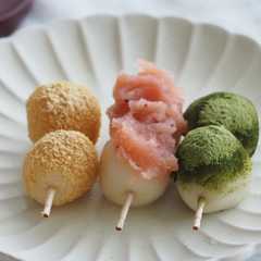 รูปของ もち粉と上新粉で！お団子
