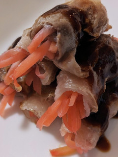 紅生姜豚バラ肉巻き-レシピのメイン写真