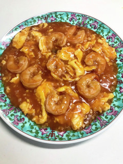 卵入り海老のチリソース煮♪-レシピのメイン写真