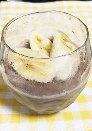 完熟バナナ豆乳ゼリー-レシピのメイン写真