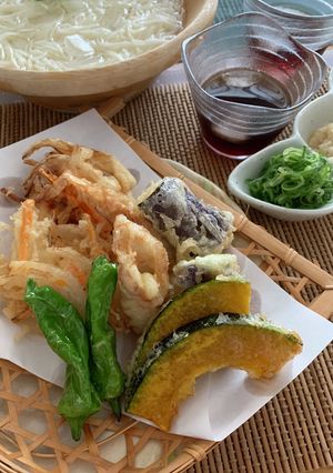 そうめん天ぷら定食♪-レシピのメイン写真
