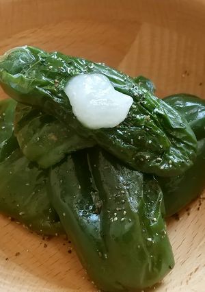 レンチンピーマンのナンプラー蒸し-レシピのメイン写真