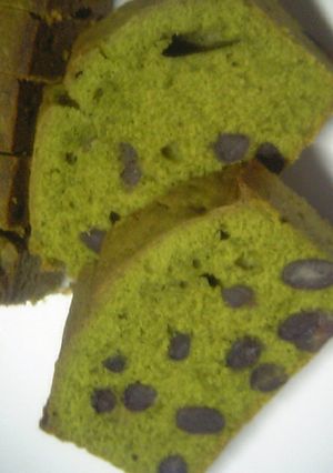 ●抹茶と甘納豆の和風パウンドケーキ●-レシピのメイン写真