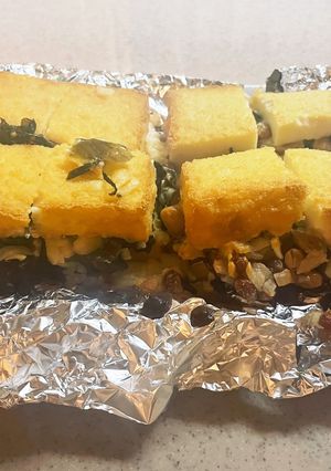 簡単!一度に2種のボリューム厚揚げ焼き!-レシピのメイン写真