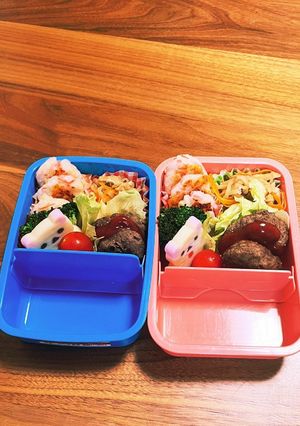 7/24 弁当 ハンバーグ-レシピのメイン写真