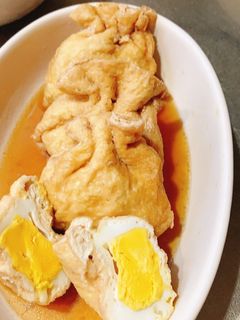 たまごの巾着煮-レシピのメイン写真