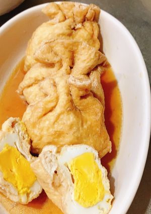 たまごの巾着煮-レシピのメイン写真