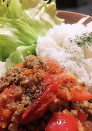 焼きトマトご飯-レシピのメイン写真