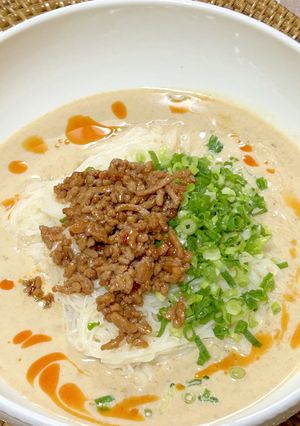 簡単豆乳坦々そうめん-レシピのメイン写真