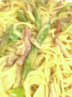 アスパラとベーコンの米粉でクリームパスタ-レシピのメイン写真