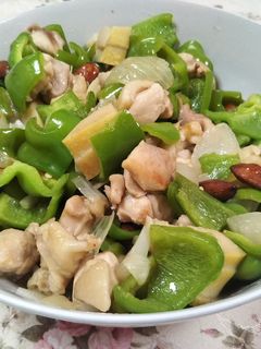 細くない鶏青椒肉絲-レシピのメイン写真