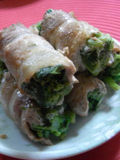 菜の花の豚肉巻き-レシピのメイン写真