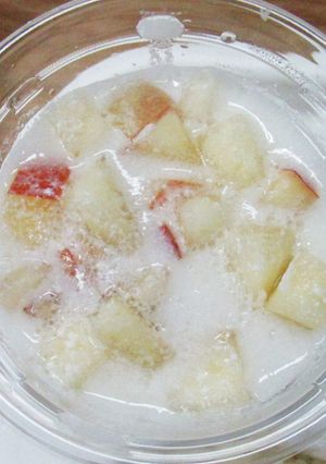 ★食物繊維★皮ごと林檎とヨーグルトゼリー-レシピのメイン写真