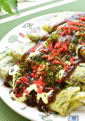 めかぶともずくのはし巻き-レシピのメイン写真