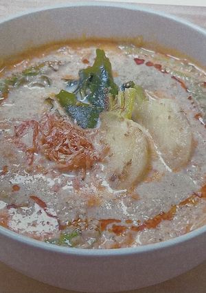 ピリ辛クリーミーう米めん-レシピのメイン写真
