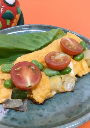夏野菜オムレツ-レシピのメイン写真