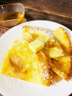 モチモチ★クレープみたいなホットケーキ-レシピのメイン写真