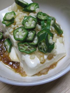 なんちゃって揚げ出し豆腐☆オクラのせ♪-レシピのメイン写真