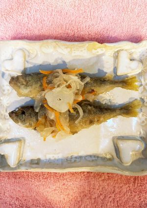 すし酢で作るあじの南蛮漬け-レシピのメイン写真