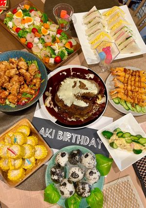 恐竜誕生日パーティー-レシピのメイン写真