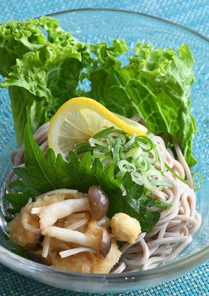 かるしお®きのこおろしぶっかけそば-レシピのメイン写真