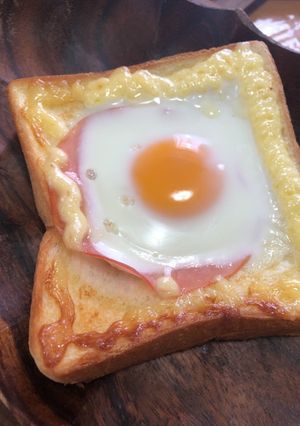 ハムたまごトースト-レシピのメイン写真