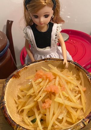 リカちゃん♡ハリハリポテト(たらこ味)-レシピのメイン写真