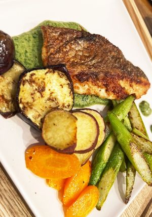 ほうれん草ソースで食べる鯛のソテー-レシピのメイン写真