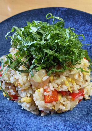大葉たっぷりシーフード炒飯-レシピのメイン写真