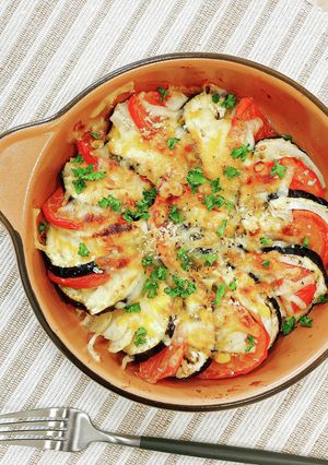 トースターで！彩り夏野菜のチーズ焼き-レシピのメイン写真