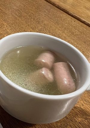 シンプル！ソーセージとコーンのスープ-レシピのメイン写真