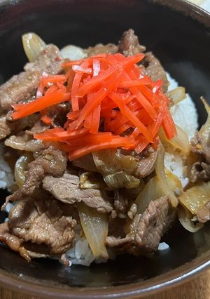 牛丼-レシピのメイン写真