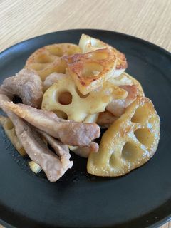 豚肉れんこん炒め-レシピのメイン写真