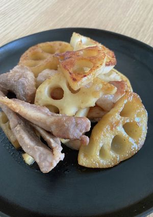 豚肉れんこん炒め-レシピのメイン写真