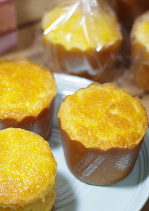 マンゴーとクリームチーズのカップケーキ-レシピのメイン写真