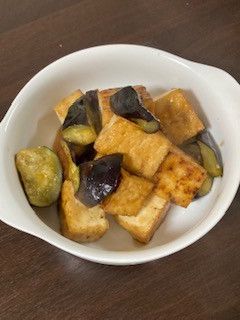 厚揚げと茄子の甘酢炒め-レシピのメイン写真