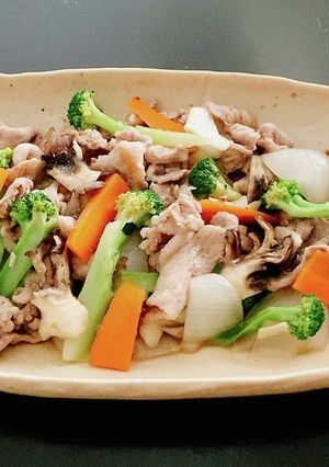 豚と野菜の柚子胡椒炒め-レシピのメイン写真