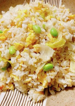 桜えび、枝豆、レタスのチャーハン-レシピのメイン写真