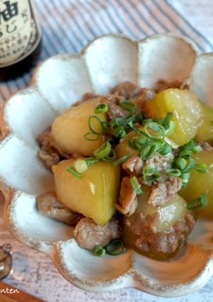 冬瓜と豚肉の醤油こうじ煮-レシピのメイン写真
